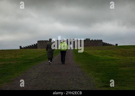 Ruine eines Herrenhauses aus dem 18. Jahrhundert, Sitz des Earl Bishop Stockfoto