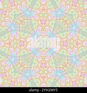 Abstrakter Hintergrund mit konzentrischem Muster der Farblinien Stockfoto