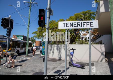 Brisbane, Queensland. Oktober 2024. Der Vorort Brisbane von Teneriffa. Quelle: Richard Milnes/Alamy Stockfoto