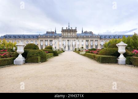 Königspalast La Granja de San ildefonso, Segovia, Spanien, Europa Stockfoto