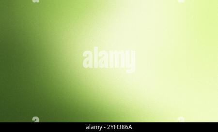 Grüner verlaufender Hintergrund, Effekt „körnige Textur“, Platzierung für Text Stockfoto