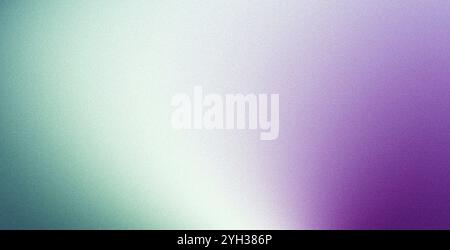 Violett-weiß, grün, körniger, strukturierter Hintergrund, Pastellfarben, breites Banner, Kopierbereich Stockfoto