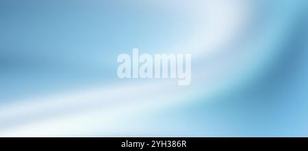 Blauer weißer Pastellverlauf Hintergrund glattes hellblaues abstraktes körniges Poster Banner Hintergrund Design Stockfoto