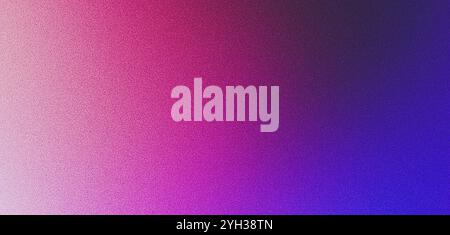 Dunkelblauer lila Kornstruktur Farbverlauf Hintergrund, magentarosa leuchtende Farbe körniges Poster Banner Design Stockfoto