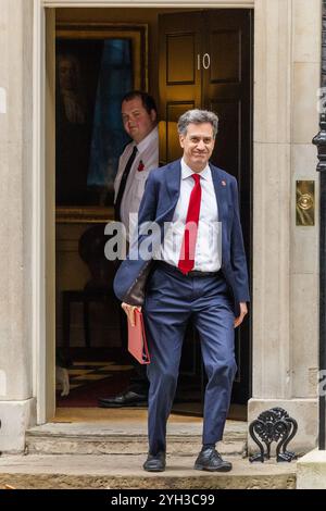 Ed Miliband, Staatssekretär für Energiesicherheit und Net Zero, nimmt an der Kabinettssitzung im Downing St. Credit 10 Teil: Amanda Rose/Alamy Stockfoto