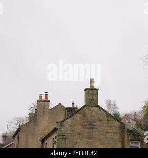 Altes Haus in Matlock, Derbyshire, Großbritannien Stockfoto