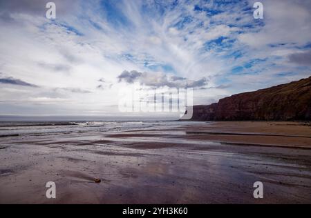 Hunt Cliff and Saltburn Scar, Teesside, England. Stockfoto