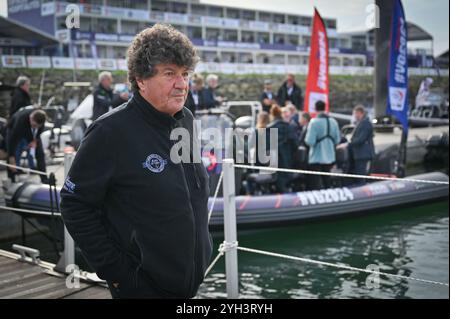 Jean Le Cam, französischer professioneller Segler und Skipper, Tout, startet en Finistere Team am Vorabend des Starts der Vendee Globe 2024, am 9. November 2024 in Les Sables-d'Olonne. Foto: Tomas Stevens/ABACAPRESS. COM Credit: Abaca Press/Alamy Live News Stockfoto