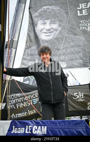 Jean Le Cam, französischer professioneller Segler und Skipper, Tout, startet en Finistere Team am Vorabend des Starts der Vendee Globe 2024, am 9. November 2024 in Les Sables-d'Olonne. Foto: Tomas Stevens/ABACAPRESS. COM Credit: Abaca Press/Alamy Live News Stockfoto