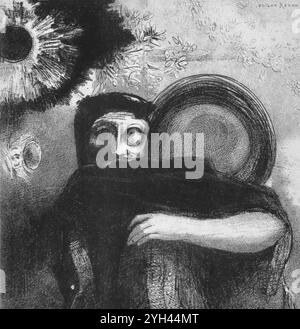 Odilon Redon - Hommage an Goya - Ein seltsamer Jongleur - 1885 Stockfoto