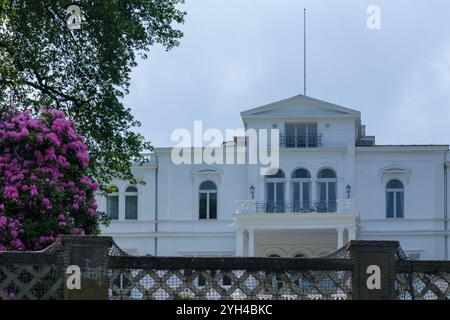 Bonn, Deutschland - 21. Mai 2024 : Blick auf die Villa Hammerschmidt, die zweite offizielle Residenz des Bundespräsidenten Stockfoto