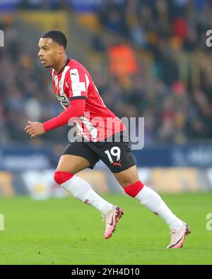 Wolverhampton, Großbritannien. November 2024. Cameron Archer of Southampton während des Premier League-Spiels Wolverhampton Wanderers gegen Southampton in Molineux, Wolverhampton, Vereinigtes Königreich, 9. November 2024 (Foto: Gareth Evans/News Images) in Wolverhampton, Vereinigtes Königreich am 11.9.2024. (Foto: Gareth Evans/News Images/SIPA USA) Credit: SIPA USA/Alamy Live News Stockfoto