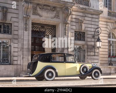 1937 Rolls Royce Phantom III Goldfinger Rolls Royce in James Bond Goldfinger Movie. Stockfoto