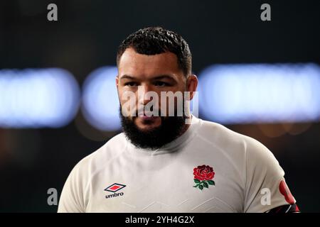 London, England. November 2024. Ellis Genge nach dem Spiel im Herbst International zwischen England und Australien im Allianz Stadium in Twickenham. Quelle: Ben Whitley/Alamy Live News Stockfoto