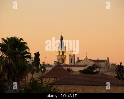 Kloster des Heiligen Erlösers in der Abenddämmerung Stockfoto