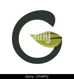 Design des ersten G-Logos Stock Vektor