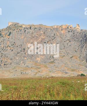 Anavarza Ancient City in Kozan, Adana, Türkei. Stockfoto