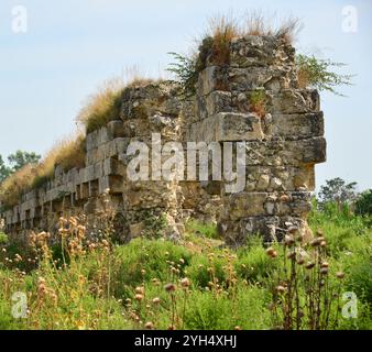 Anavarza Ancient City in Kozan, Adana, Türkei. Stockfoto