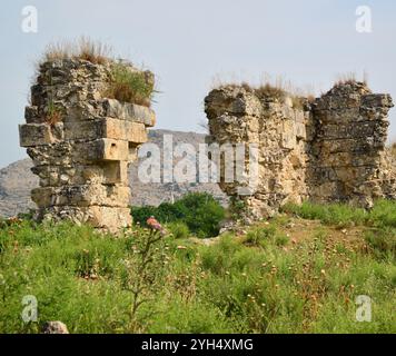 Anavarza Ancient City in Kozan, Adana, Türkei. Stockfoto