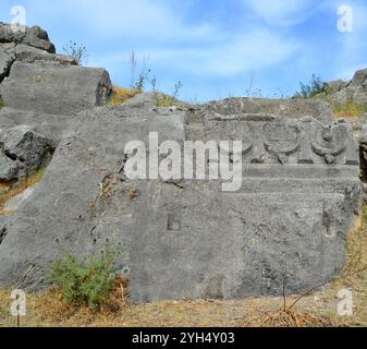 Anavarza Ancient City in Kozan, Adana, Türkei. Stockfoto