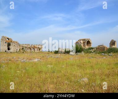 Anavarza Ancient City in Kozan, Adana, Türkei. Stockfoto