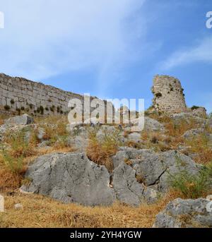 Anavarza Ancient City in Kozan, Adana, Türkei. Stockfoto