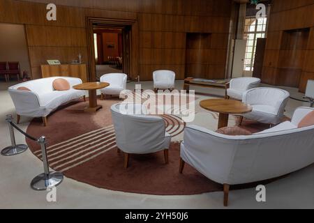 Im Art déco-Paradies des Eltham Palace in Greenwich, London Stockfoto