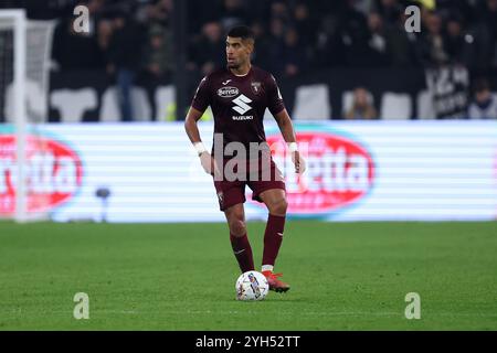 Turin, Italien. November 2024. Adam Masina vom FC Torino im Spiel der Serie A zwischen Juventus FC und Torino FC im Allianz Stadium am 9. November 2024 in Turin, Italien. Quelle: Marco Canoniero/Alamy Live News Stockfoto
