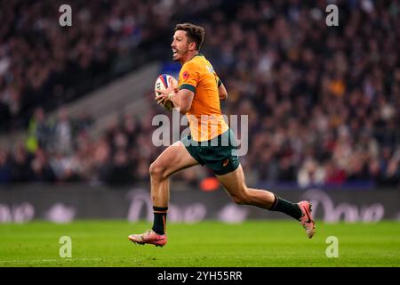 London, England. November 2024. Australier Jake Gordon während des Autumn International Matches zwischen England und Australien im Allianz Stadium in Twickenham. Quelle: Ben Whitley/Alamy Live News Stockfoto