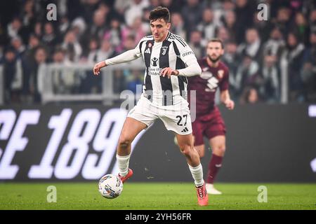Turin, Italien, Italien. November 2024. Andrea CAMBIASO von Juventus während des Spiels der Serie A zwischen Juventus FC und Torino FC im Allianz Stadium am 9. November 2024 in Turin. (Kreditbild: © Matthieu Mirville/ZUMA Press Wire) NUR REDAKTIONELLE VERWENDUNG! Nicht für kommerzielle ZWECKE! Stockfoto