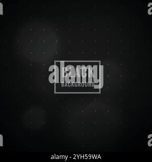 Schwarzer Bokeh-Stil Hintergrund Stock Vektor