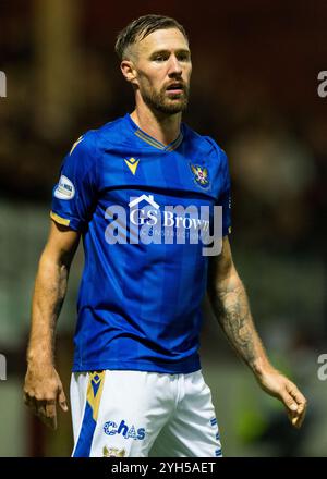 Motherwell, Schottland. November 2024. New Signing für St Johnstone Barry Douglas (30 - St Johnstone) Motherwell vs St Johnstone - Scottish Premiership Credit: Raymond Davies / Alamy Live News Stockfoto