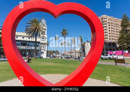 Glenelg Town Hall von Jimmy Melrose Park, Glenelg, Adelaide, South Australia, Australien Stockfoto