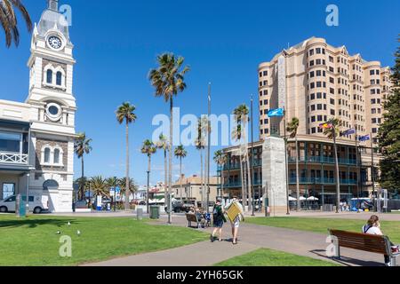 Vor der Küste von Jimmy Melrose Park, Glenelg, Adelaide, South Australia, Australien Stockfoto