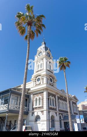 Glenelg Town Hall Clock Tower ab Jimmy Melrose Park, Glenelg, Adelaide, South Australia, Australien Stockfoto