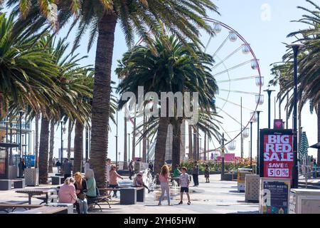 Moseley Square, Glenelg, Adelaide, South Australia, Australien Stockfoto