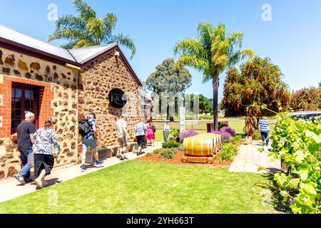 Vineyards at Kies Family Wines - Cellar Door Barossa Valley, Basedow Road, Tanunda, Barossa Valley, South Australia, Australien Stockfoto