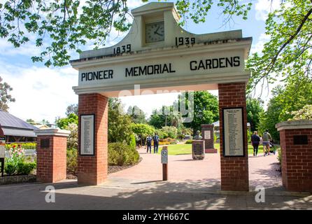 Pioneer Memorial Gardens, Main Street, Hahndorf, Adelaide Hills Region, South Australia, Australien Stockfoto