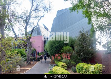 Eintritt zum National Wine Centre of Australia, Adelaide Botanic Garden, North Terrace, Adelaide, South Australia, Australien Stockfoto