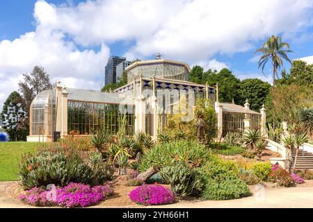 Palm House, Adelaide Botanic Garden, North Terrace, Adelaide, South Australia, Australien Stockfoto