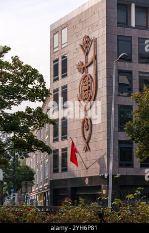 Rotterdam, Niederlande - 10. Oktober 2021: Außenansicht des türkischen Konsulats in Westblaak, Rotterdam, NL. Stockfoto