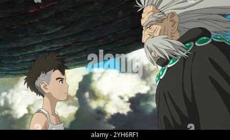 THE BOY AND THE HERON (2023) – ORIGINALTITEL: KIMITACHI WA DO IKIRU KA – REGIE: HAYAO MIYAZAKI. Quelle: STUDIO GHIBLI / Album Stockfoto