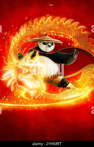 KUNG FU PANDA 4 (2024), Regie: MIKE MITCHELL und STEPHANIE STINE. Beschreibung: DreamWorks Animation / Universal Pictures / Album Stockfoto