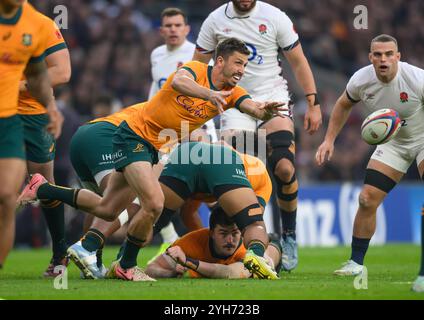 London, Großbritannien. November 2024. England gegen Australien – Autumn Nations Series – Twickenham. Jake Gordon in Aktion. Bildnachweis: Mark Pain/Alamy Live News Stockfoto