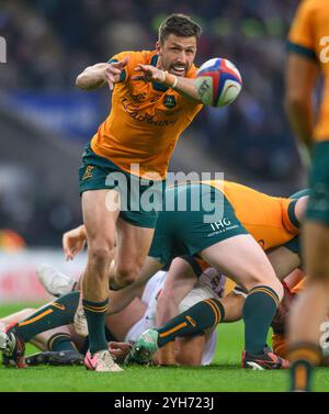 London, Großbritannien. November 2024. England gegen Australien – Autumn Nations Series – Twickenham. Jake Gordon in Aktion. Bildnachweis: Mark Pain/Alamy Live News Stockfoto