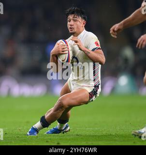 London, Großbritannien. November 2024. England gegen Australien – Autumn Nations Series – Twickenham. Marcus Smith in Aktion. Bildnachweis: Mark Pain/Alamy Live News Stockfoto