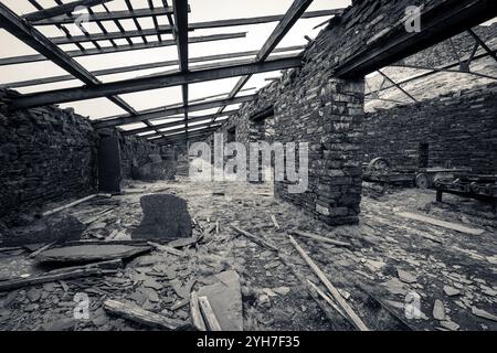 Dinorwic Schieferbruch, Gywnedd, Wales Stockfoto