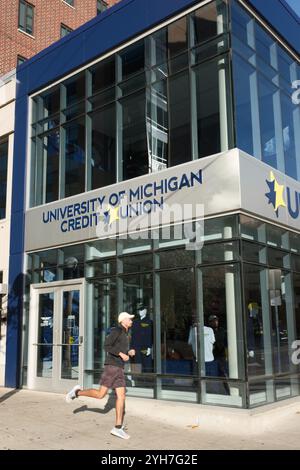 University of Michigan Credit Union im Zentrum von Ann Arbor Michigan USA Stockfoto