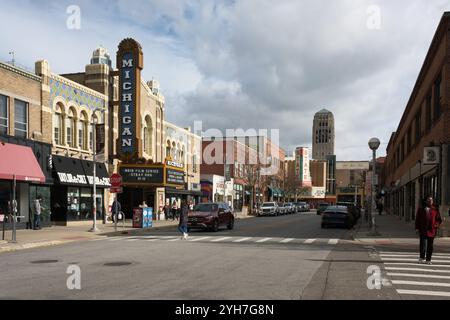 Downtown Ann Arbor Michigan USA Stockfoto