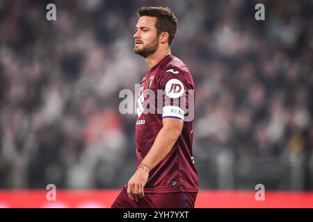Turin, Italien, Italien. November 2024. Karol LINETTY von Turin während des Spiels der Serie A zwischen Juventus FC und Torino FC im Allianz Stadium am 9. November 2024 in Turin. (Kreditbild: © Matthieu Mirville/ZUMA Press Wire) NUR REDAKTIONELLE VERWENDUNG! Nicht für kommerzielle ZWECKE! Stockfoto
